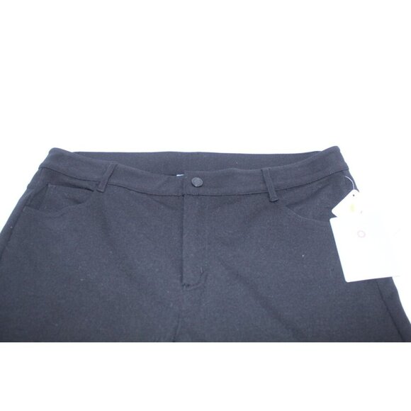 Athleta Ponte Classic Pants Women's 14 Black Casual Ankle Pockets Relaxed Fit - Picture 7 of 16